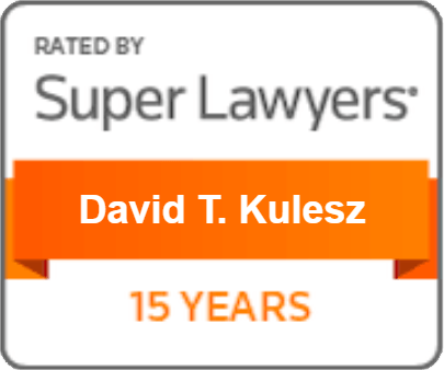   Rated By Super Lawyers David T. Kulesz 15 Years